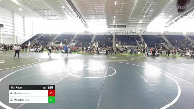 132 lbs 5th Place - Zayiden Magana, DUB Wrestling vs Jayden Macias, Norco