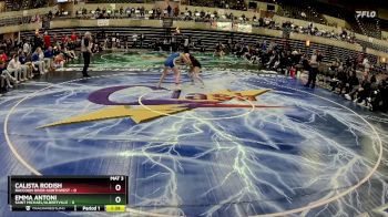 136 lbs Round 3 (4 Team) - Calista Rodish, Raccoon River-Northwest vs Emma Antoni, Saint Michael/Albertville