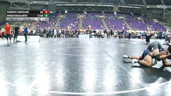 157 lbs Semis (4 Team) - Diego Escalante, St. Thomas University vs Kadrick Lewallen, Arizona Christian University