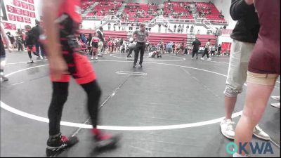 85 lbs Round Of 16 - Eli Bright, Del City Little League Wrestling vs Noah Yates, Newcastle Youth Wrestling