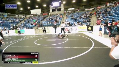 67 lbs Cons. Round 2 - Joseph Perez, Topeka Blue Thunder Wrestling vs Oliver Coy, Maize Wrestling Club