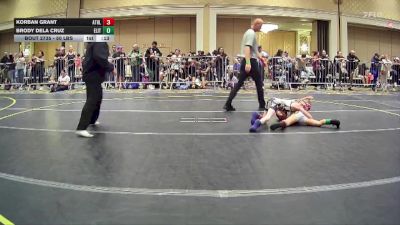 50 lbs Consi Of 8 #1 - Korban Grant, Athlos Wrestling vs Brody Dela Cruz, Elite WC Hawaii