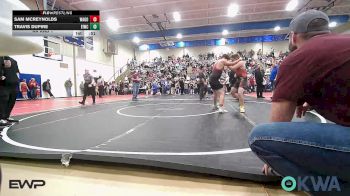 130 lbs Rr Rnd 1 - Sam Mcreynolds, Wagoner Takedown Club vs Travis Dupire, Eufaula Ironheads Wrestling Club