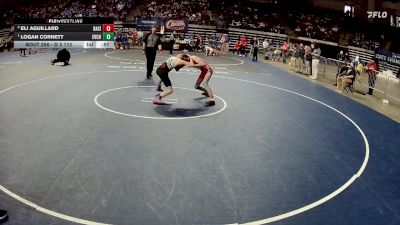 D 3 113 lbs 3rd Place Match - Logan Cornett, Evangel Christian vs Eli Aguillard, Basile