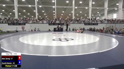 115 lbs Harper Booth, New Jersey vs Harper Gibson, South Dakota