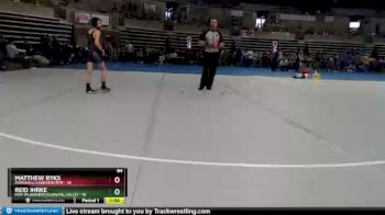 84 lbs Finals (8 Team) - Matthew Ryks, Marshall/Lakeview/RTR vs Reid Ihrke, PEM (Plainview/Elgin/Millville)