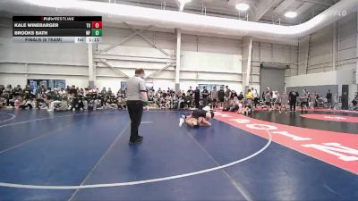 149 lbs Finals (8 Team) - Kale Winebarger, Team Oregon vs Brooks Bath, Wyoming Force
