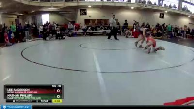 92 lbs 3rd Place Match - Nathan Phillips, Bulldog Premier Wrestling Club vs Lee Anderson, Rhyno Academy Of Wrestling