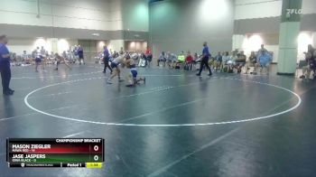 126 lbs Round 4 (16 Team) - Jase Jaspers, Iowa Black vs Mason Ziegler, MAWA Red