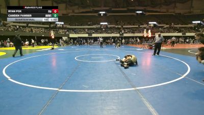 6-8 85 Quarterfinal - Camden Fawber, Midlothian Miners Wrestling Cl vs Ryan Fox, Poquoson Athletic Association