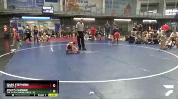75 lbs Placement Matches (8 Team) - Colton Hogue, The Untouchables Purple vs Gabe Stephens, TNWCC