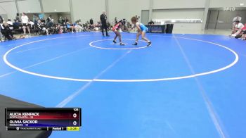 105 lbs 2nd Wrestleback (16 Team) - Alicia Kenfack, North Dakota vs Olivia Sackor, Minnesota