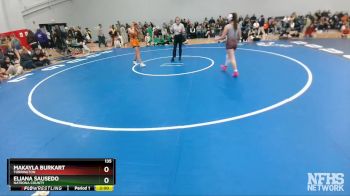 135 lbs Quarterfinal - Makayla Burkart, Torrington vs Eliana Sausedo, Natrona County