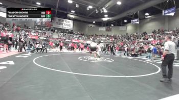 3A 285 lbs Champ. Round 1 - Mason George, Union vs Daxtyn Mower, Carbon