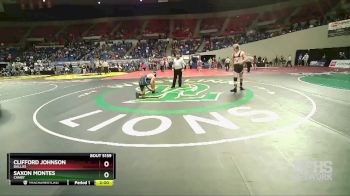 5A-190 lbs Quarterfinal - Clifford Johnson, Dallas vs Saxon Montes, Canby