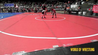 46 lbs Consi Of 8 #2 - Camden Holden, Ponca City Wildcat Wrestling vs Ridge Deeter, Sanderson Wrestling Academy