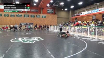 141 lbs Cons. Semi - Micah Van Grol, Santa Ana College vs Shawn Torres, Rio Hondo College