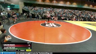 52-55 lbs Round 3 - Colton Bailey, Top Fuelers Wrestling vs Julien Nelson, Yerington Lions Wrestling