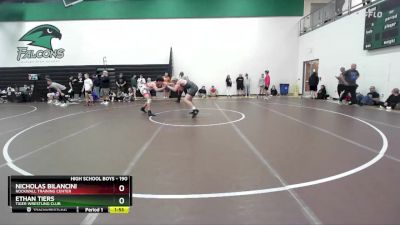 190 lbs Cons. Round 2 - Nicholas Bilancini, Rockwall Training Center vs Ethan Tiers, Tiger Wrestling Club