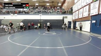 59 lbs 5th Place Match - Taig Strait, Marsh Valley Wrestling Club vs Axel Carlson, Shootbox Rigby