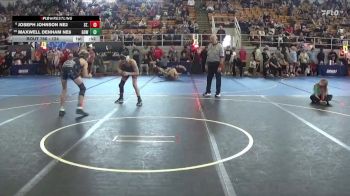 124 lbs Cons. Round 5 - Maxwell Denham NE6, GOW1 vs Joseph Johnson NE2, St.clairsville