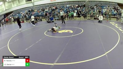 10U Boys - 67 lbs Champ. Round 1 - Maddox Newby, Michigan Premier WC vs Cree Garza, Inland Northwest Wrestling Training Center