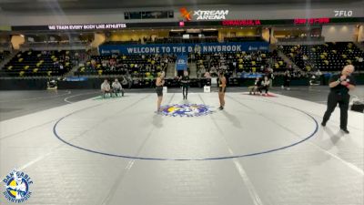 190 lbs 1st Place Match - Izzy Renfro, Basehor-Linwood HS vs Zoe Hamilton, Bettendorf