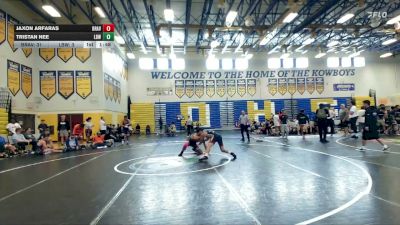 150 lbs Round 5 (8 Team) - Tristan Nee, Lemon Bay WC vs Jaxon Arfaras, Braves WC