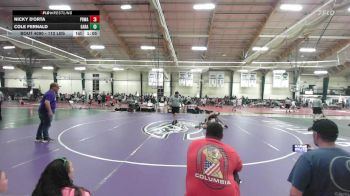 112 lbs Rr Rnd 4 - Nicky D'Orta, Pit Bull Wrestling Academy vs Cole Fernald, Garage Trained