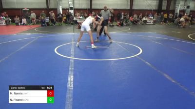 100 lbs Consolation - Matt Nomie, Unattached vs Nicholas Pisano, Beast Coast