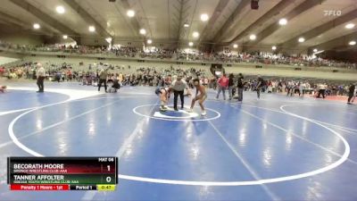 100 lbs Cons. Round 3 - Becorath Moore, Bronco Wrestling Club-AAA vs Tanner Affolter, Odessa Youth Wrestling Club-AAA