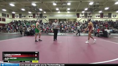 160 lbs Round 1 - Logan O`Connor, Harrisburg vs Alex Machin, Osage