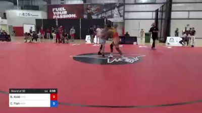 77 kg Round Of 32 - Brandon Kidd, O Town Wrestling Club vs Caleb Fish, Michigan Wrestling Club