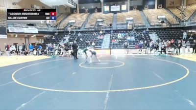131 lbs Cons. Round 3 - Addison Broxterman, Fort Hays State vs Hallie Carter, Adams State