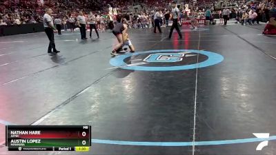 4A 114 lbs Quarterfinal - Nathan Hare, Aztec vs Austin Lopez, Miyamura