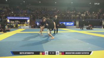 Matvii Artsimovych vs Mougoutdine Akaimov Saitovitch 2026 IBJJF European NoGi