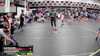 70 lbs Cons. Semi - Cannon McGinnes, Cobra Wrestling Club vs Clayton Smith, Mighty Warriors Wrestling Acad