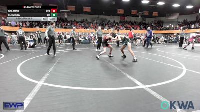 96 lbs Semifinal - Joe Hinz, Weatherford Youth Wrestling vs Eli Mejia, Norman Grappling Club