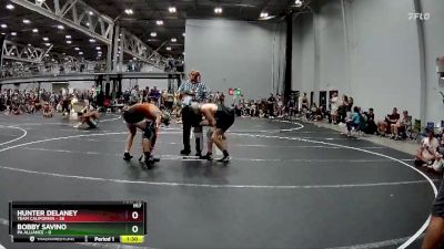 157 lbs Round 3 (8 Team) - Hunter Delaney, Team California vs Bobby Savino, PA Alliance