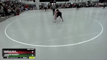 138 lbs Cons. Round 2 - Rogelio Solis, Militia Trained Mat Club vs Jackson Bassett, Missouri