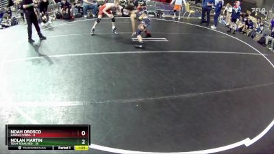 85 lbs Finals (8 Team) - Noah Orosco, Kansas Cobra vs Nolan Martin, Team Texas Red