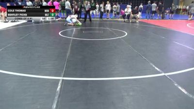 90 lbs Consi Of 8 #1 - Cole Thomas, Middle River vs Bentley Ficks, Milton