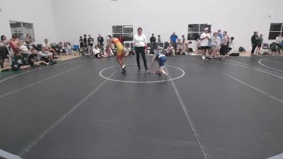 76 lbs Round 1 - Ben Padezan, Micky`s Maniacs vs Bradley Santangelo, Dirty Jersey