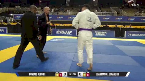 Juan Manuel Solano Lll vs Gonzalo Aguirre 2026 Pan Jiu Jitsu IBJJF Championship