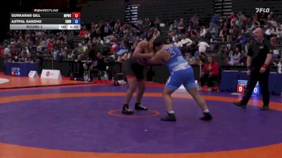 125kg Round 2 - Gurkaran Gill, Miri Piri Wrestling Club vs Ajitpal Sandhu, Canadian Mal Wrestling