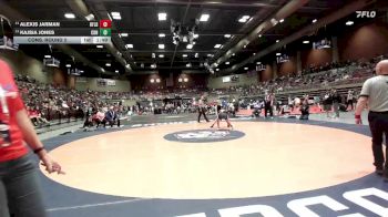 3A 110 lbs Cons. Round 2 - Alexis Jarman, Richfield vs Kajsia Jones, Carbon