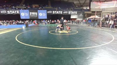 43 lbs Cons. Round 3 - Levi Bechtold, Forks Wrestling Club vs Coen Stemhagen, Cherry Creek Wrestling Club