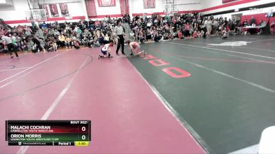 95-105 lbs Round 3 - Orion Morris, Lexington Youth Wrestling Club vs Malachi Cochran, Carrollton Youth Wrestling