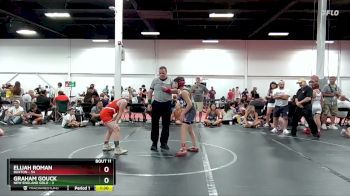 92 lbs Round 4 (6 Team) - Elijah Roman, Buxton vs Graham Gouck, New England Gold