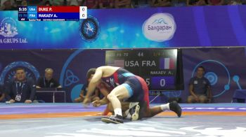 70 kg 1/4 Final - Peter Duke, United States vs Abdoullah Nakaev, France